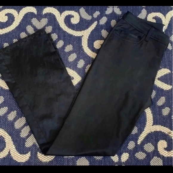 Chico’s Bootcut flared Jeans Black Sheen - Picture 6 of 6